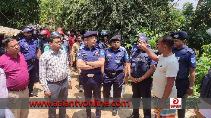 রায়পুরায় জুলহাস হত্যাকান্ডের ঘটনাস্থল পরিদর্শন করলেন জেলা প্রশাসক