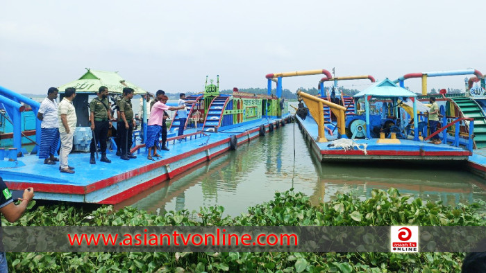 রায়পুরায় অবৈধ বালু উত্তোলনে অভিযোগে ড্রেজার মালিককে জরিমানা