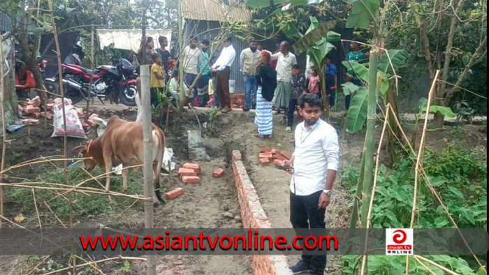 রায়পুরায় জোরপূর্বক বাউন্ডারি ওয়াল নির্মাণের অভিযোগ