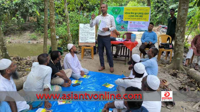 নোয়াখালীতে প্রান্তিক কৃষকদের নিয়ে পার্টনার মাঠ স্কুল অনুষ্ঠিত