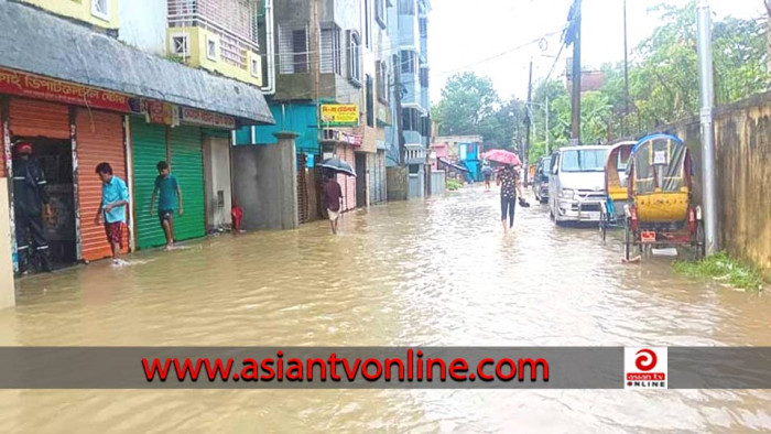 সিলেটে আবারও বন্যা পরিস্থিতির অবনতি