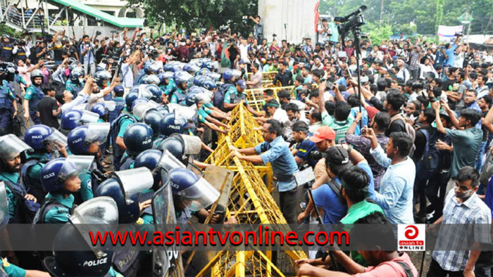 কোটা সংস্কার আন্দোলনকারীদের বিরুদ্ধে পুলিশের মামলা, আসামী অজ্ঞাত