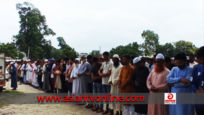 টাঙ্গাইলে পুলিশের গুলিতে নিহত মারুফের জানাজা অনুষ্ঠিত