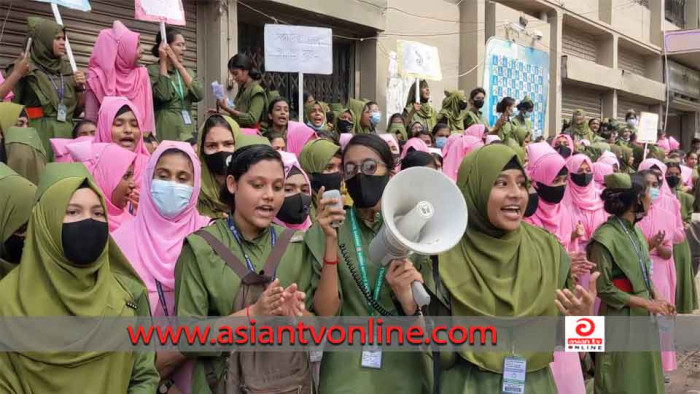 নার্সিং ইনিস্টিউটের অধ্যক্ষের অপসারণের দাবিতে বিক্ষোভ