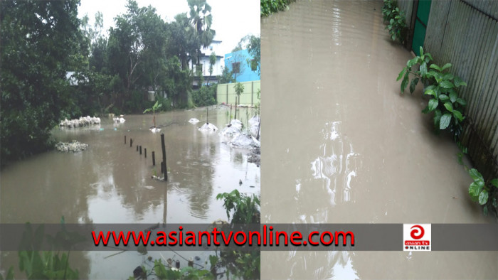 টানা বৃষ্টিতে জলাবদ্ধতা, চরম ভোগান্তিতে নাঙ্গলকোটবাসী