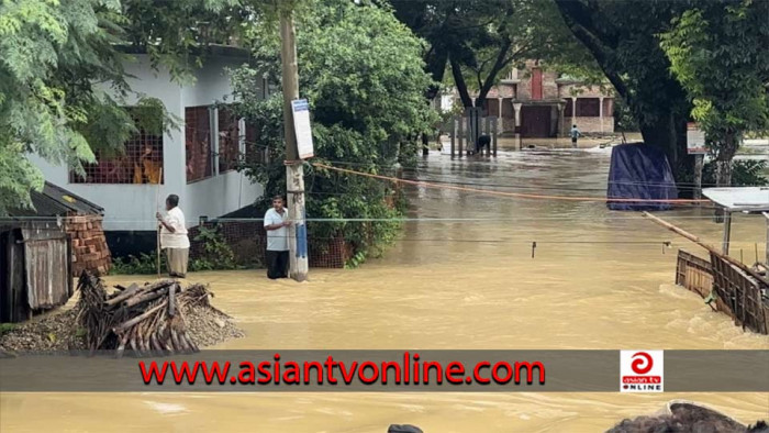 আখাউড়ায় বন্যা পরিস্থিতির অবনতি