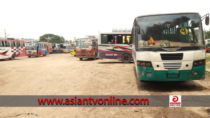 কুষ্টিয়া মেহেরপুর ও প্রাগপুর রুটে বাস-সিএনজি চলাচল বন্ধ