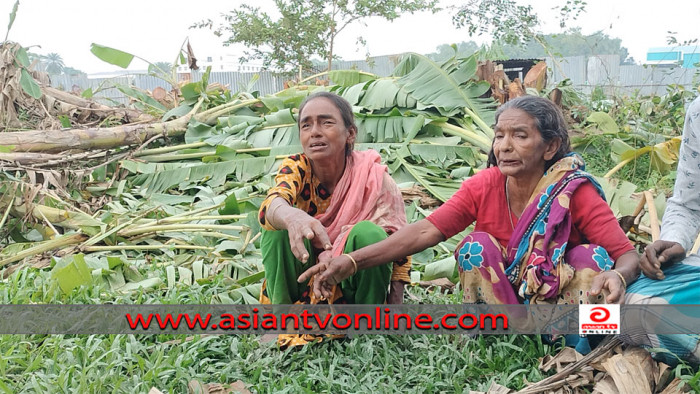 আল্লাহ তুমি দেহ, আমার ভিটা-বাড়ি নিয়ে যাইতেছেগা