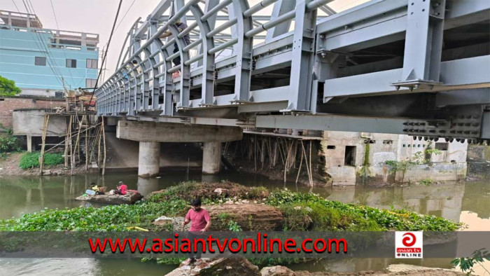 কালীগঞ্জে দখল-দূষণে বিপন্ন চিত্রা নদী