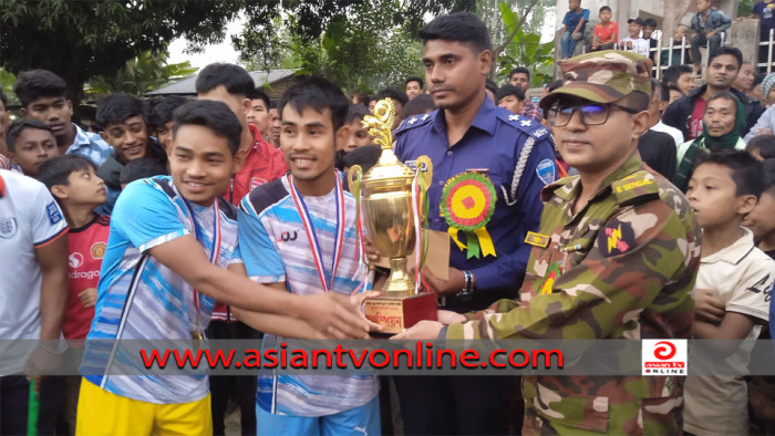 রাজস্থলীতে ফুটবল টুর্নামেন্টের ফাইনাল অনুষ্ঠিত