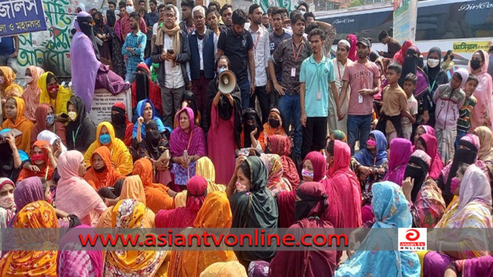 দাবি মেনে নেয়ায় ৪ ঘণ্টা পর সড়ক ছাড়লো নারায়ণগঞ্জের গার্মেন্টস শ্রমিকরা